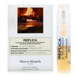 ❤️ 4 for $25 Maison Margiela Replica By the Fireplace Travel Mini Vial NEW Card